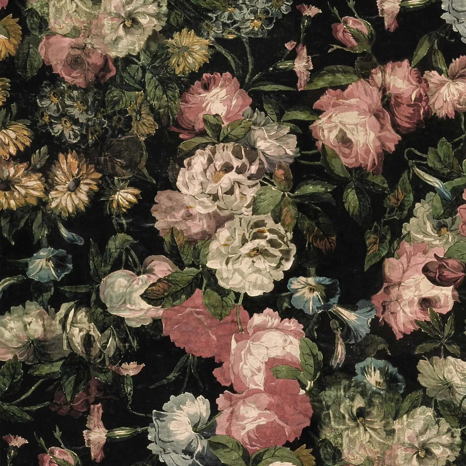 Midnight Garden Floral Wallpaper Sample - Multi product