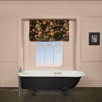 Midnight Garden Velvet Roman Blind - Multi