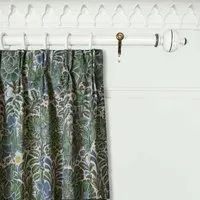 Moon Garden Cotton Linen Curtain - Verde