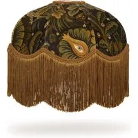 Moon Garden Tilia Velvet Lampshade - Midnight alternate view