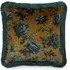 OPIA Medium Fringed Velvet Cushion - Bronze