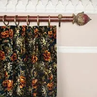 OPIA Velvet Curtain - Midnight