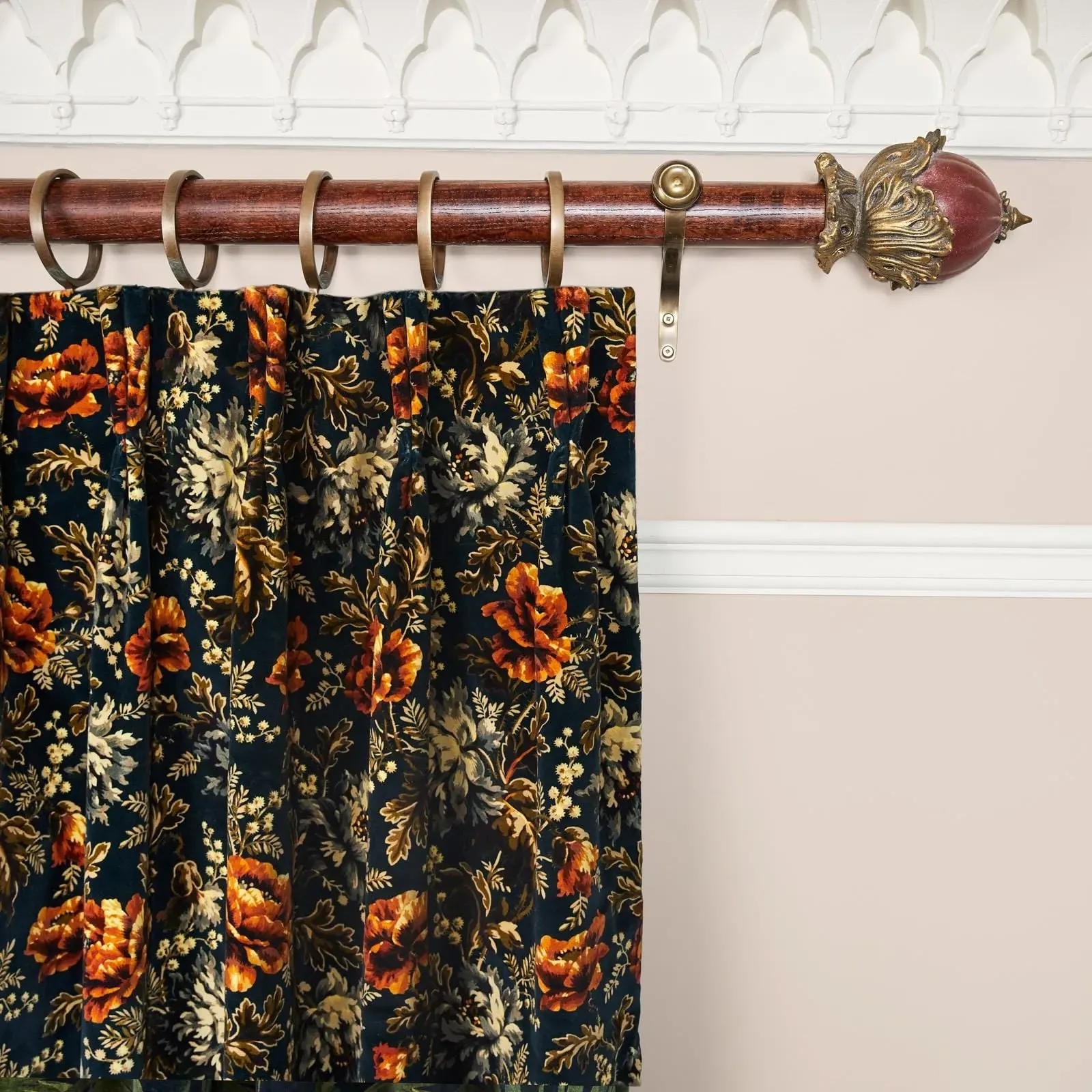 OPIA Velvet Curtain - Midnight