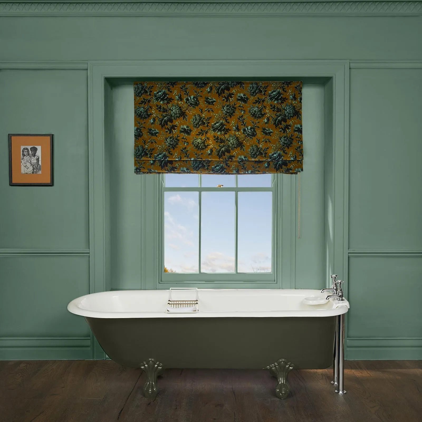 OPIA Velvet Roman Blind - Bronze image