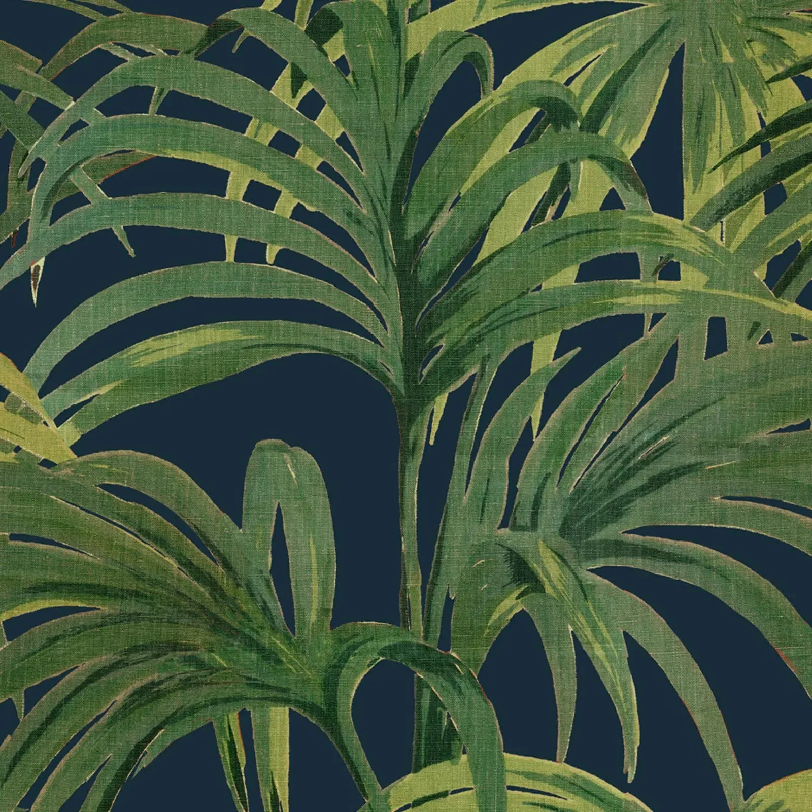 Palmeral Magna Wallpaper Sample - Midnight Green product