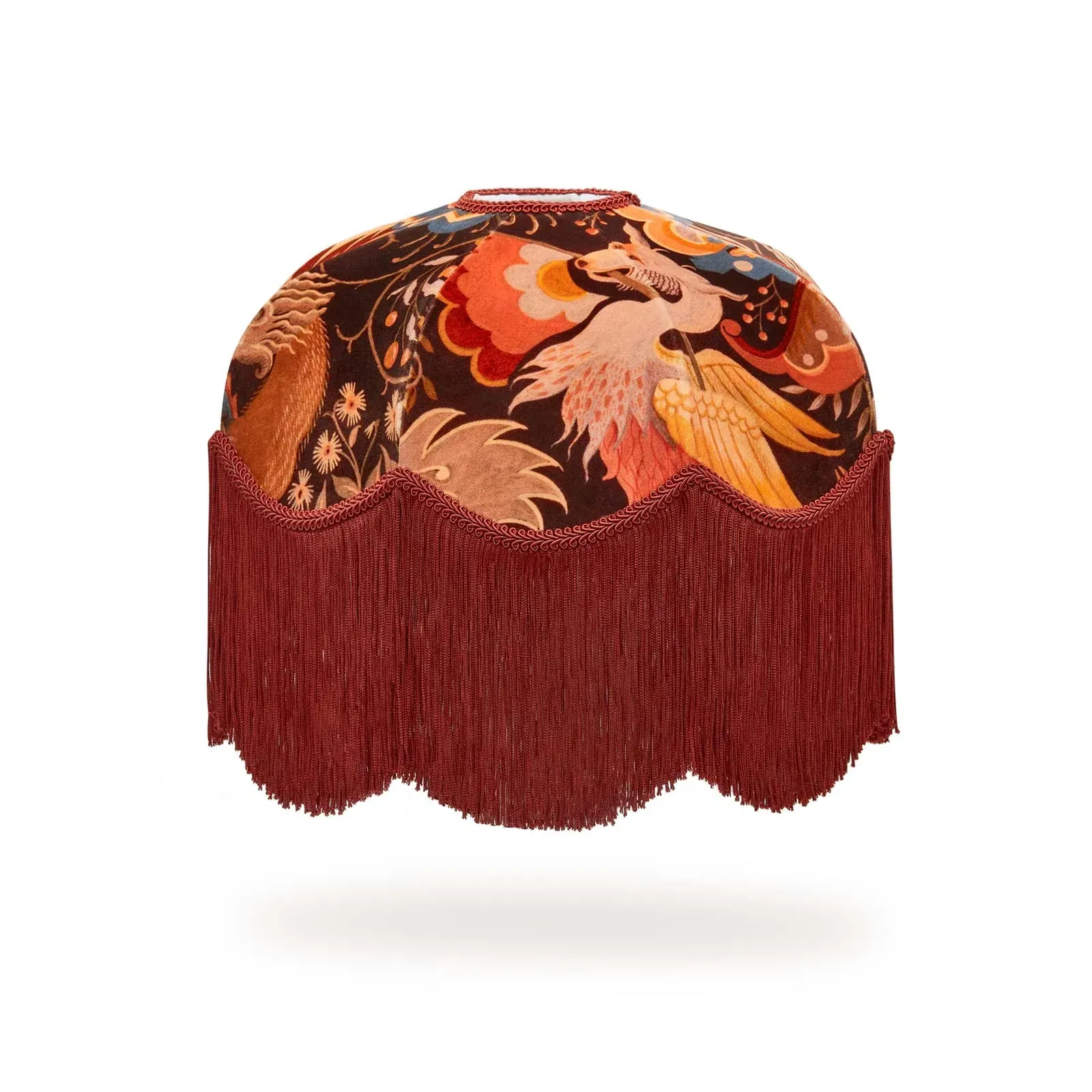 PHANTASIA Tilia Lampshade - Selenite Orange, Velvet product
