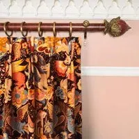 PHANTASIA Velvet Curtain - Selenite Orange