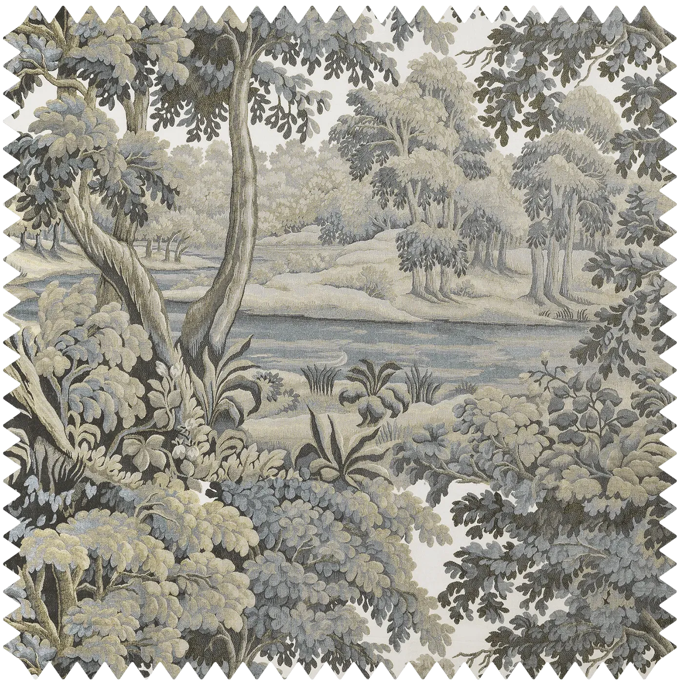 Plantasia Cotton Linen Fabric - Sage product