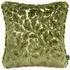 QUERCUS Medium Piped Velvet Jacquard Cushion - Evergreen
