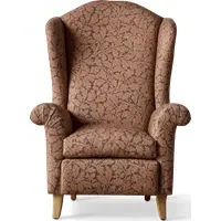 QUERCUS Wingback Chair - Aubergine, Linen