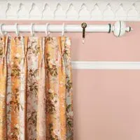 Rainbow Rose Cotton Linen Curtain - Dusk Stripe