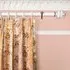 Rainbow Rose Cotton Linen Curtain - Dusk Stripe