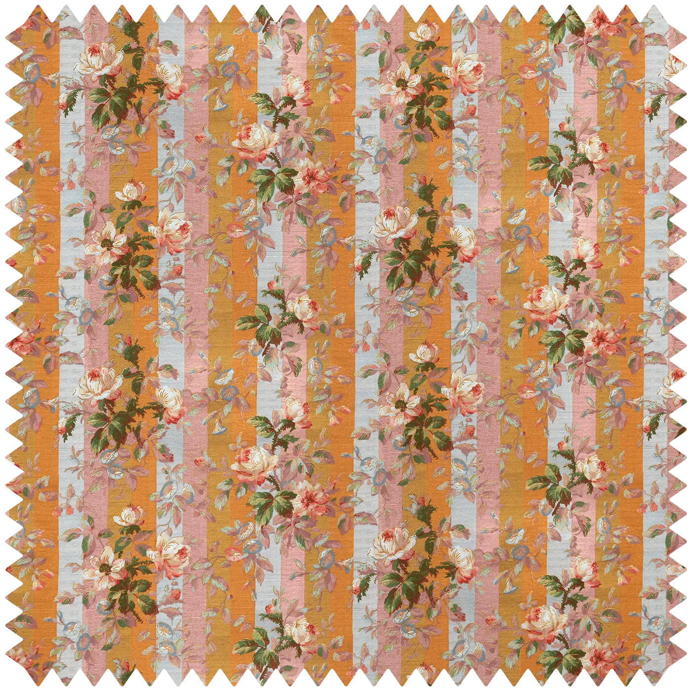 Rainbow Rose Recycled Performance Fabric - Dusk Stripe product