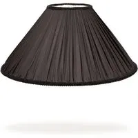 ROMILY Pleated Lampshade - Noir, Silk