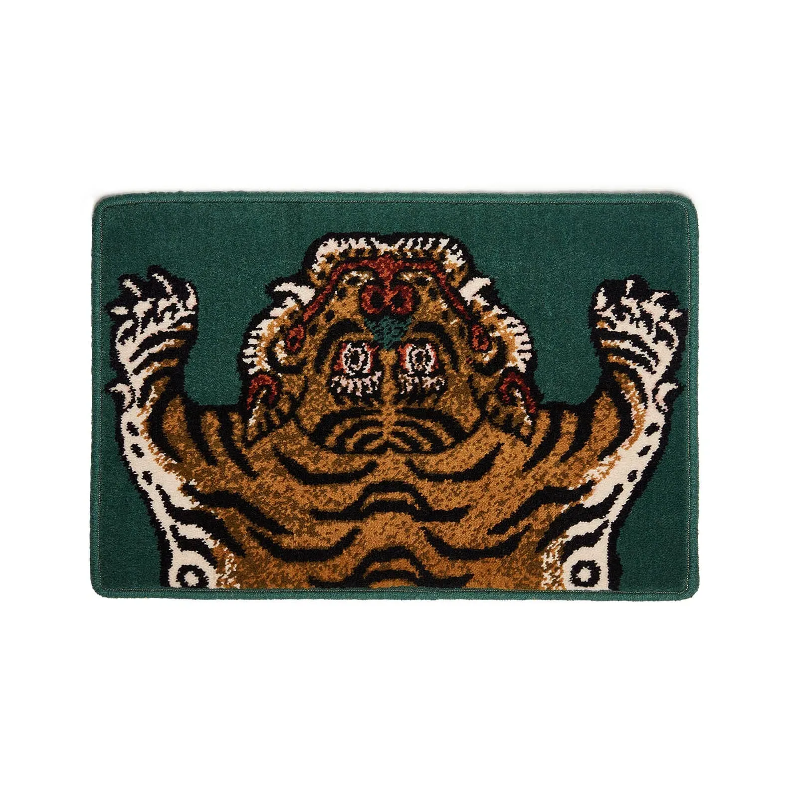 Saber Doormat - Petrol, Wool