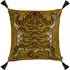 SABER Large Tassel Velvet Cushion - Gold