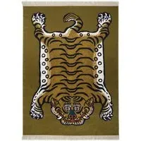 Saber Rug - Khaki, Wool