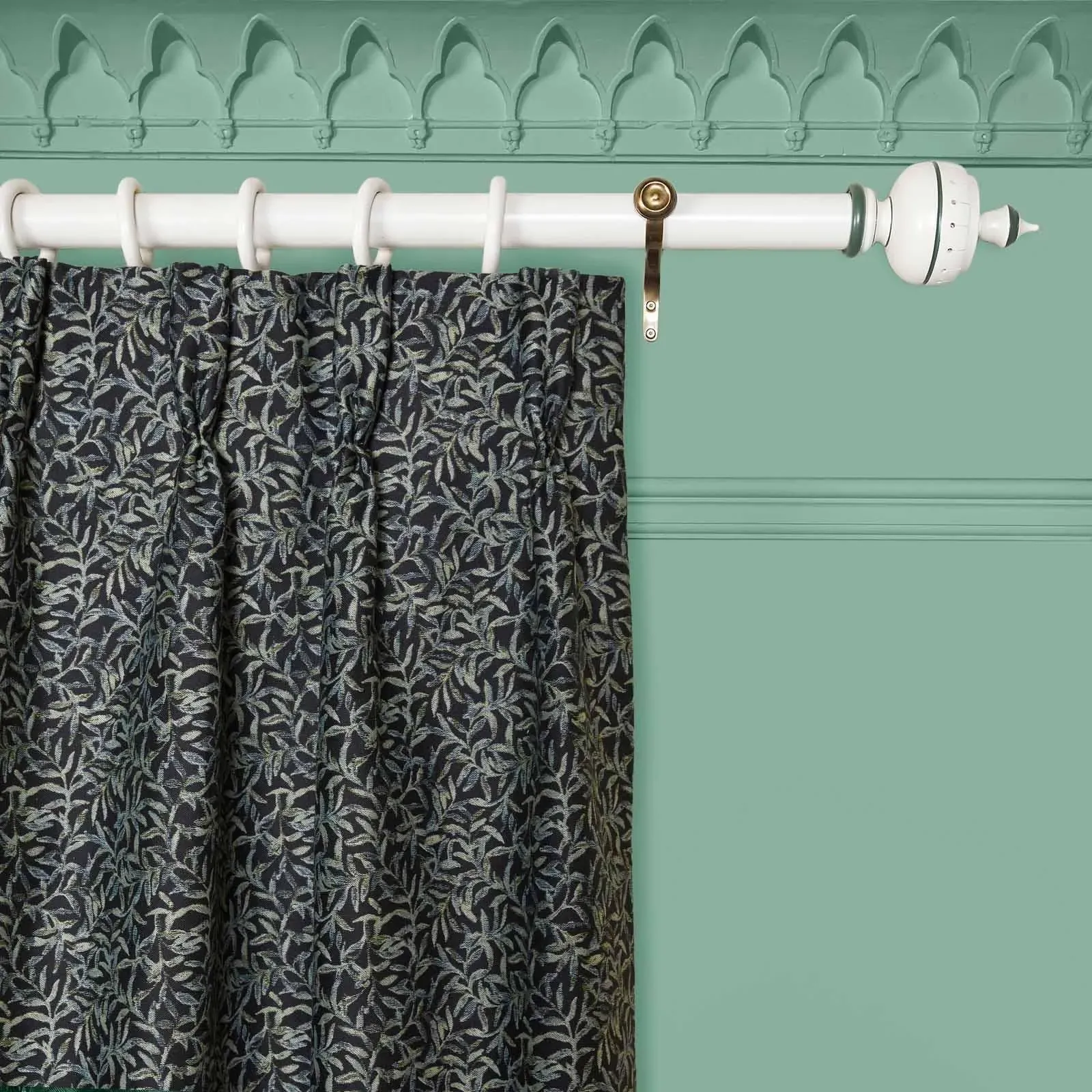 SALIX Jacquard Curtain - Noir image
