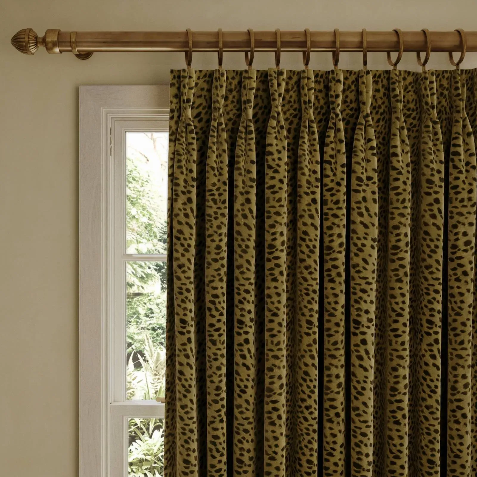 Savanna Velvet Curtain - Auric product