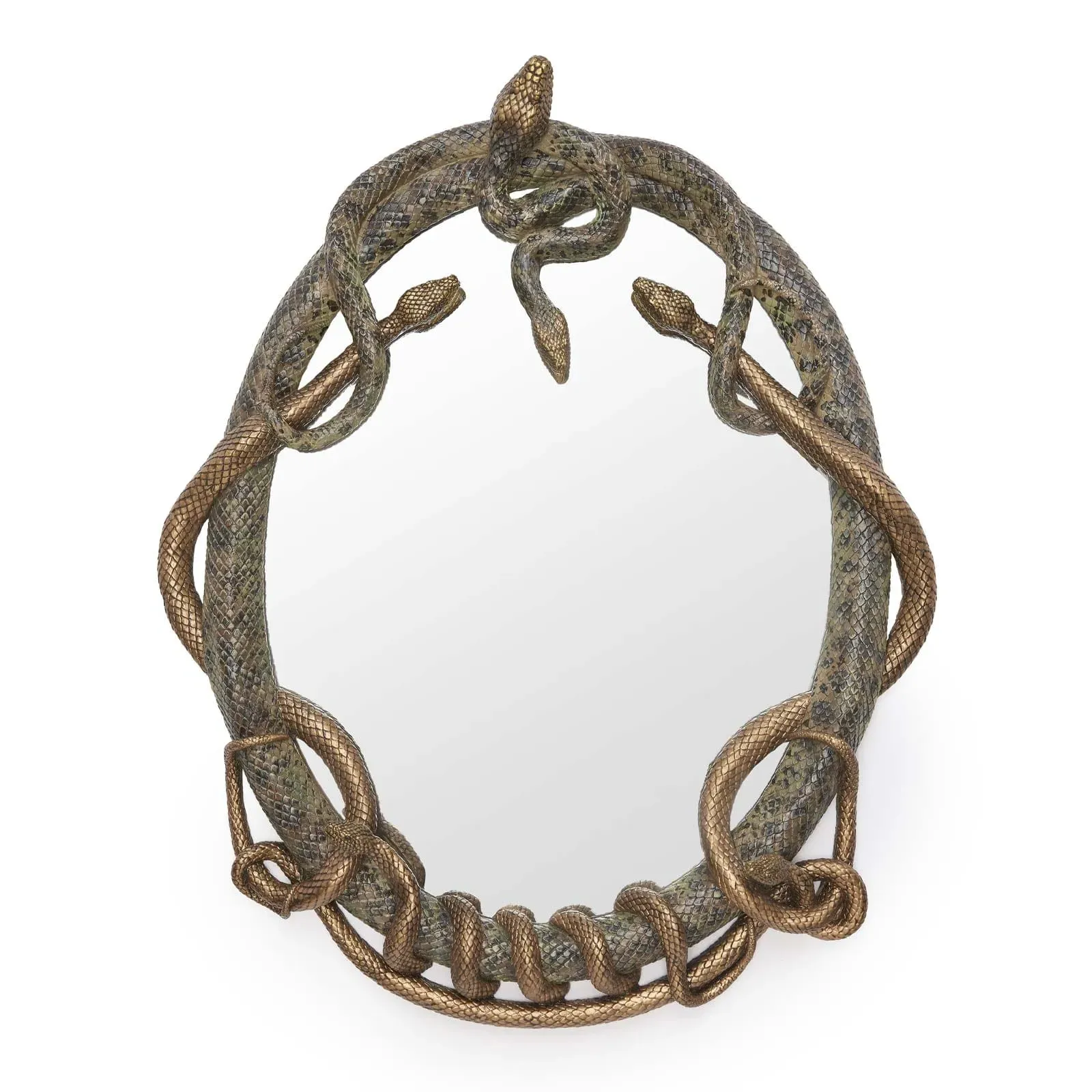 Serpentis Mirror - Verdigris, Brass image
