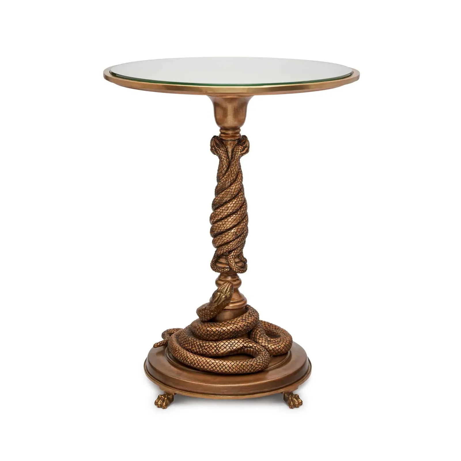 Serpentis Side Table - Brass product