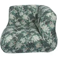 SILVA Jacquard Corner Chair - Verde