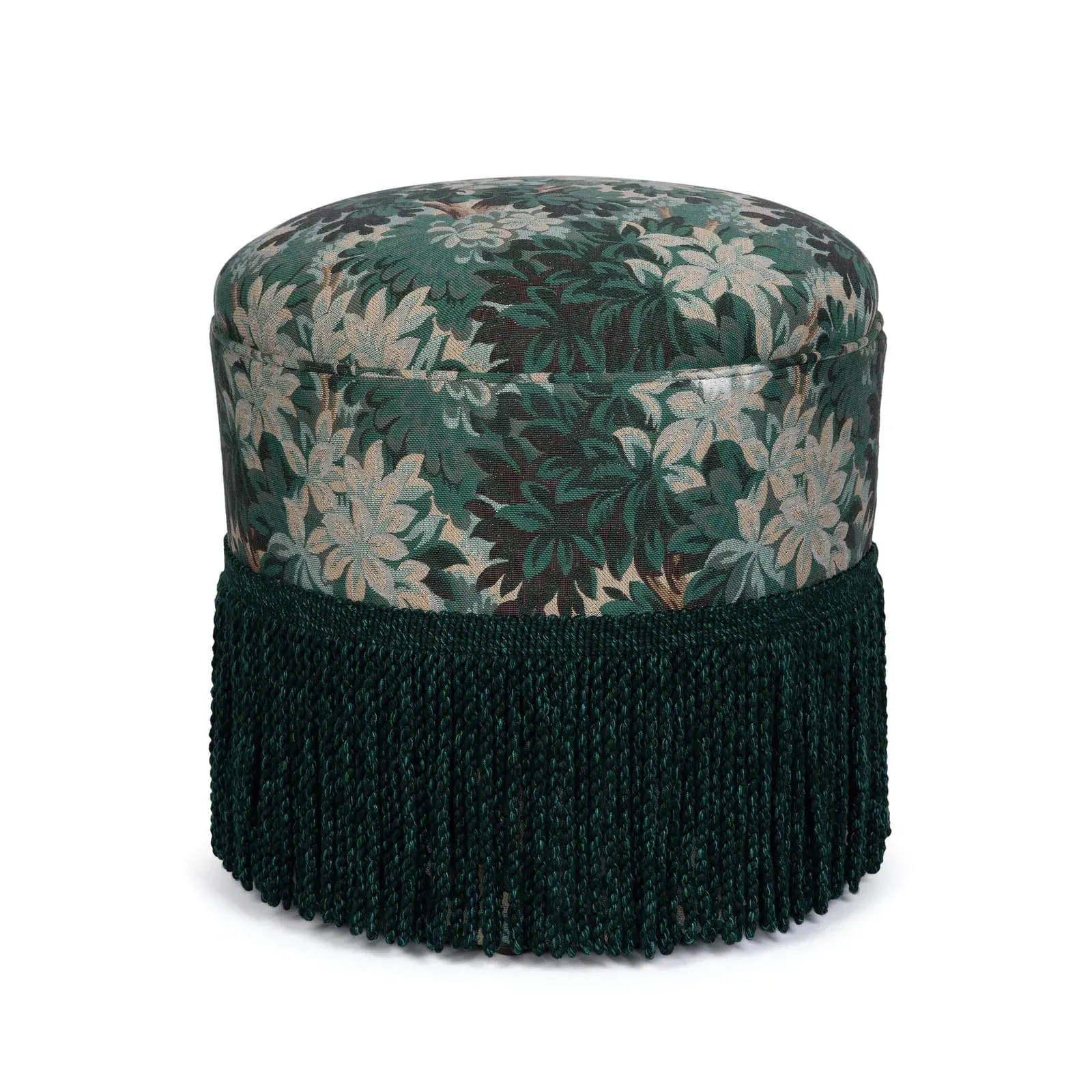 Silva Jacquard Ottoman - Cerulean product