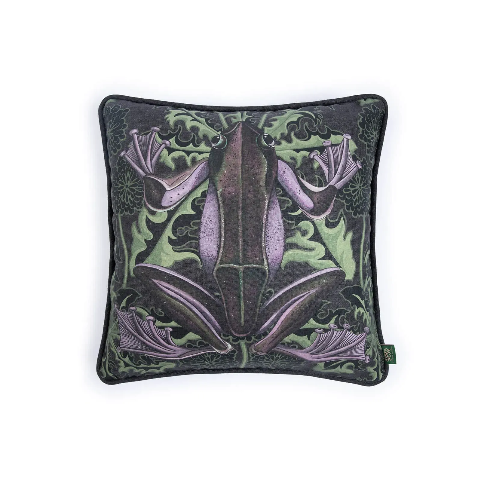 TARAXA AMPHIBIA Medium Cushion - Noir, Hemp