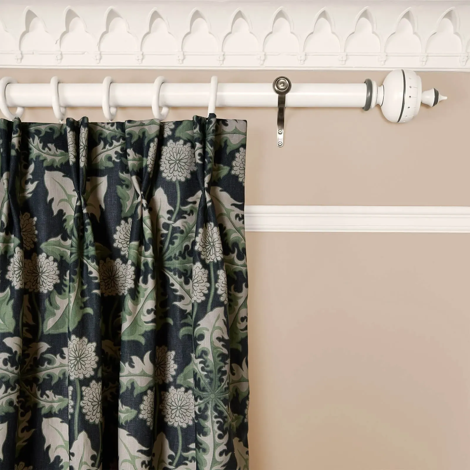 TARAXA Cotton Linen Curtain - Noir image