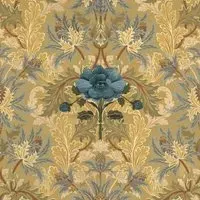 The Blue Rose Weeping Wallpaper - Aurelian