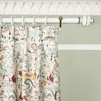 TREMATONIA Jacquard Curtain - Ecru