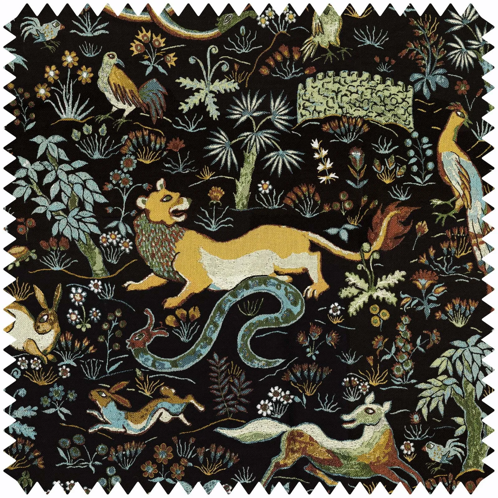 Trematonia Jacquard Fabric - Black product