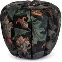 VESPERTINE Velvet Clovis Footstool - Apatite