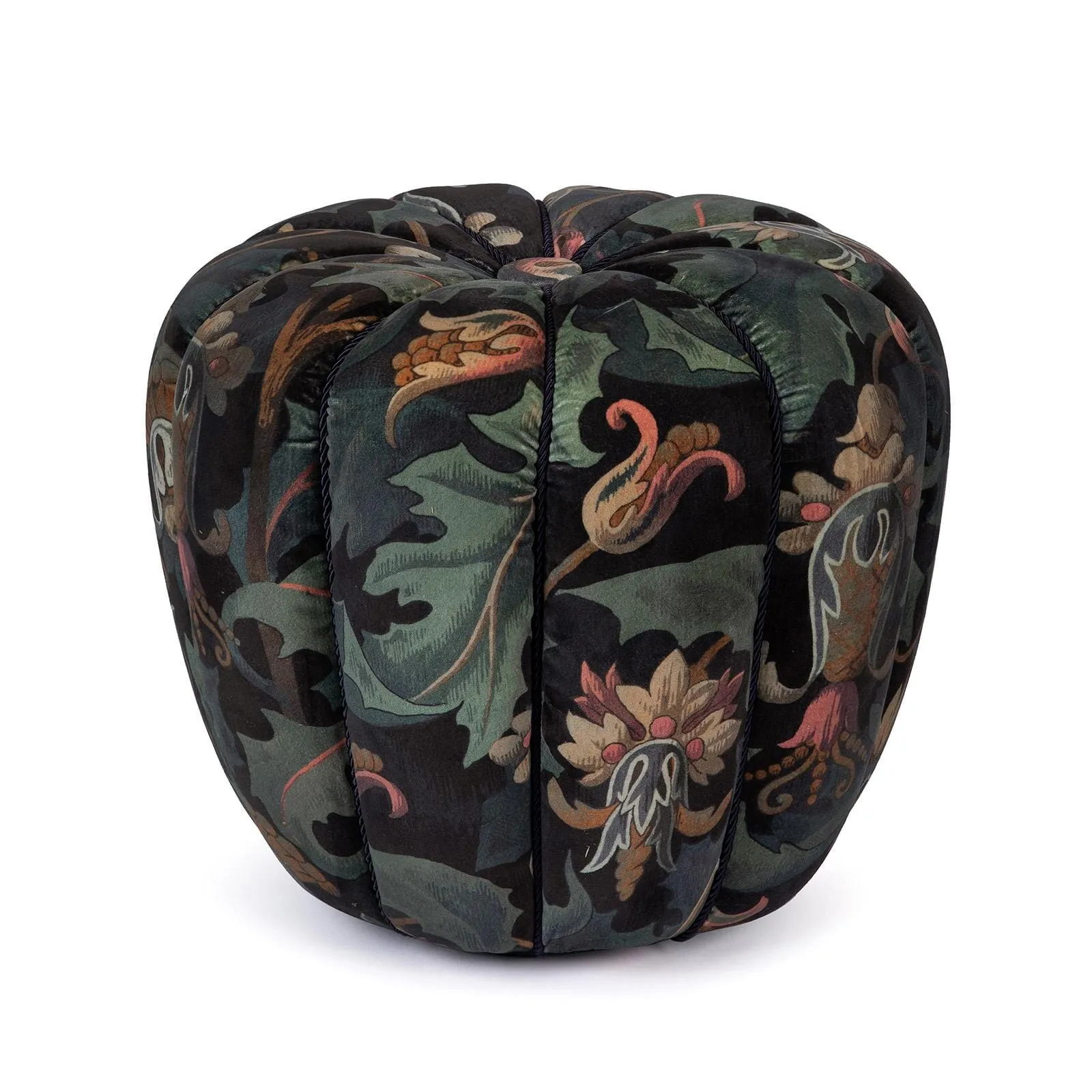 VESPERTINE Velvet Clovis Footstool - Apatite image