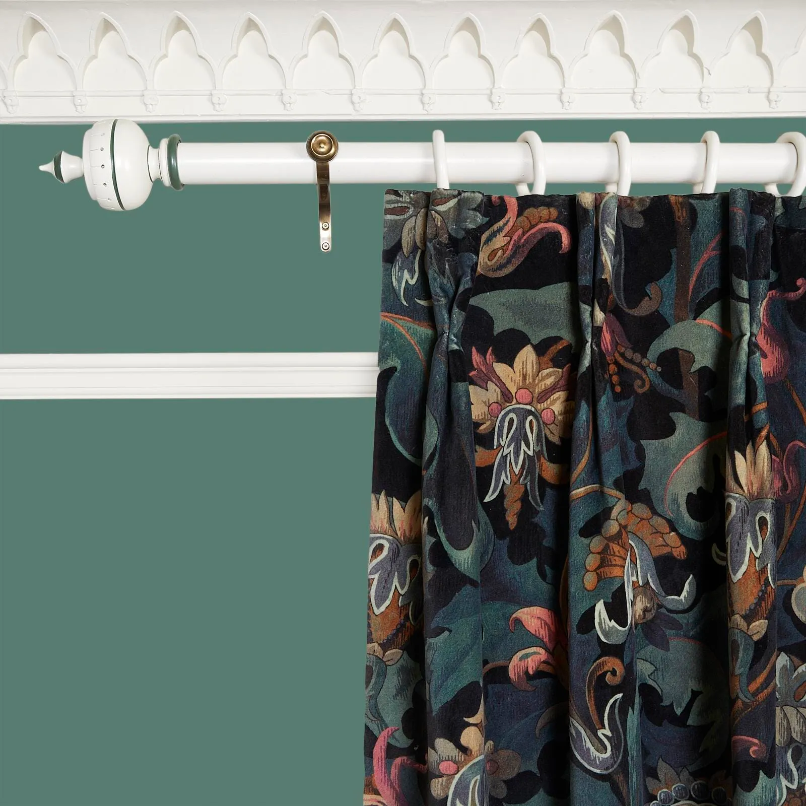 Vespertine Velvet Curtain - Apatite, Cotton Blend product