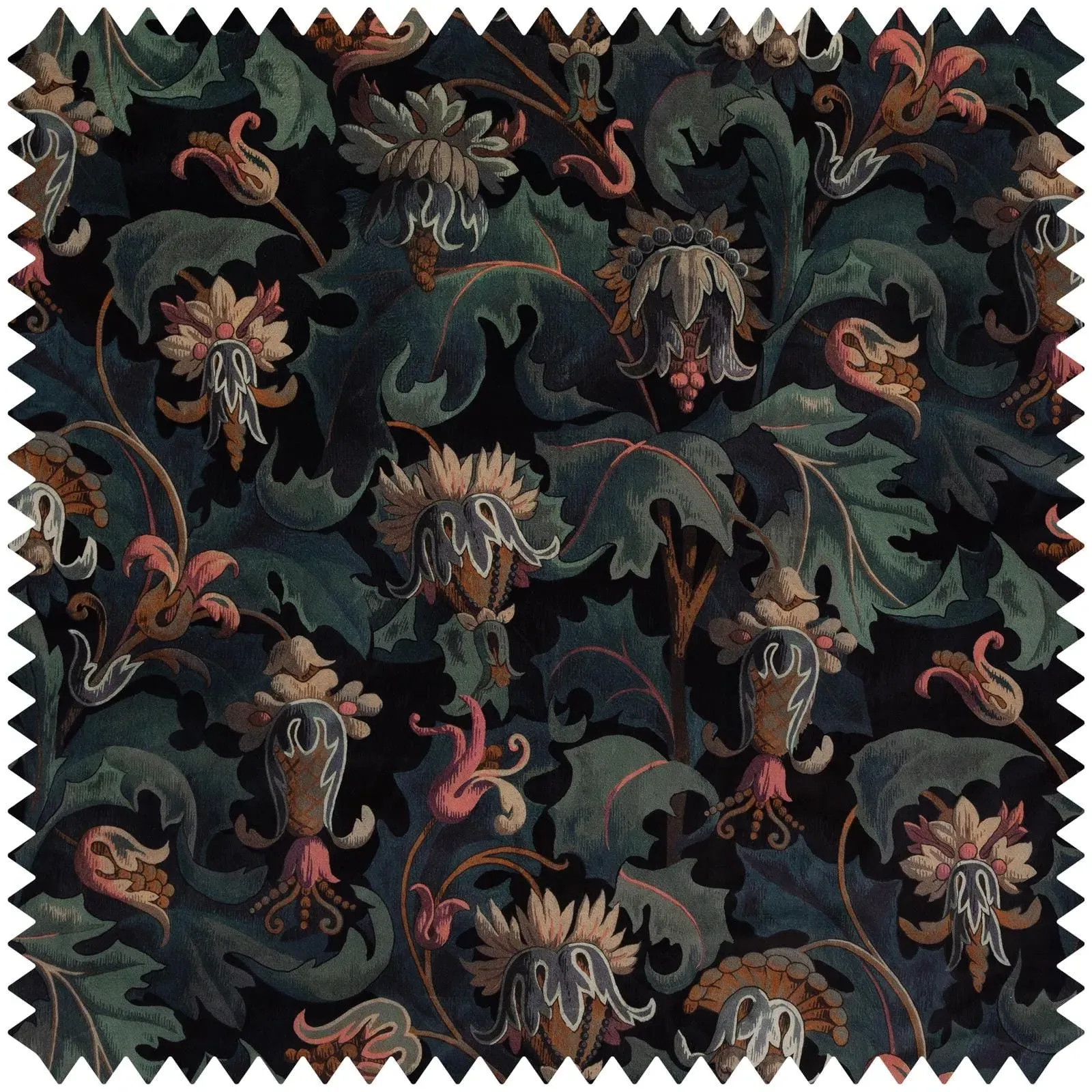 Vespertine Velvet Fabric - Black product