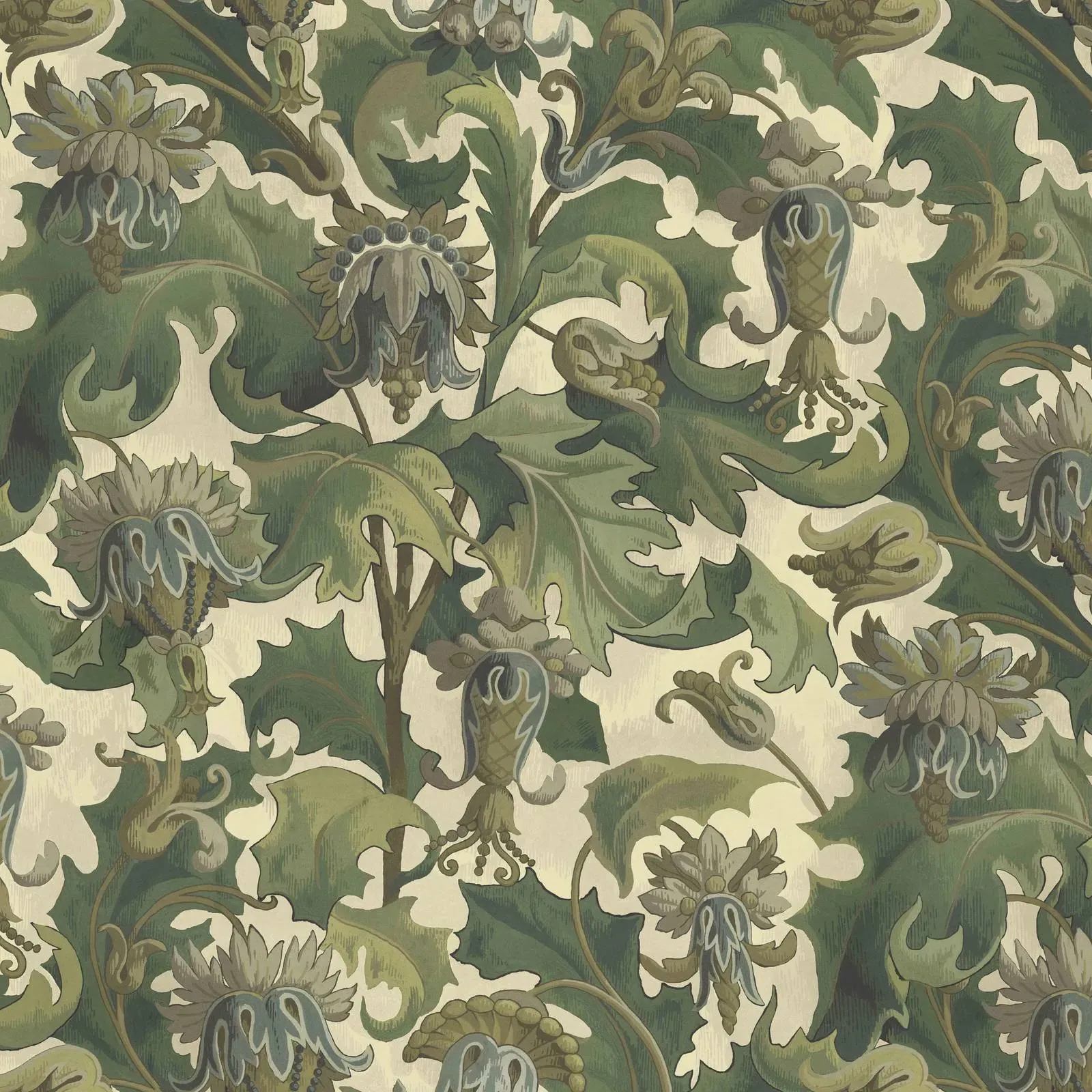 Vespertine Wallpaper Sample - Ecru product