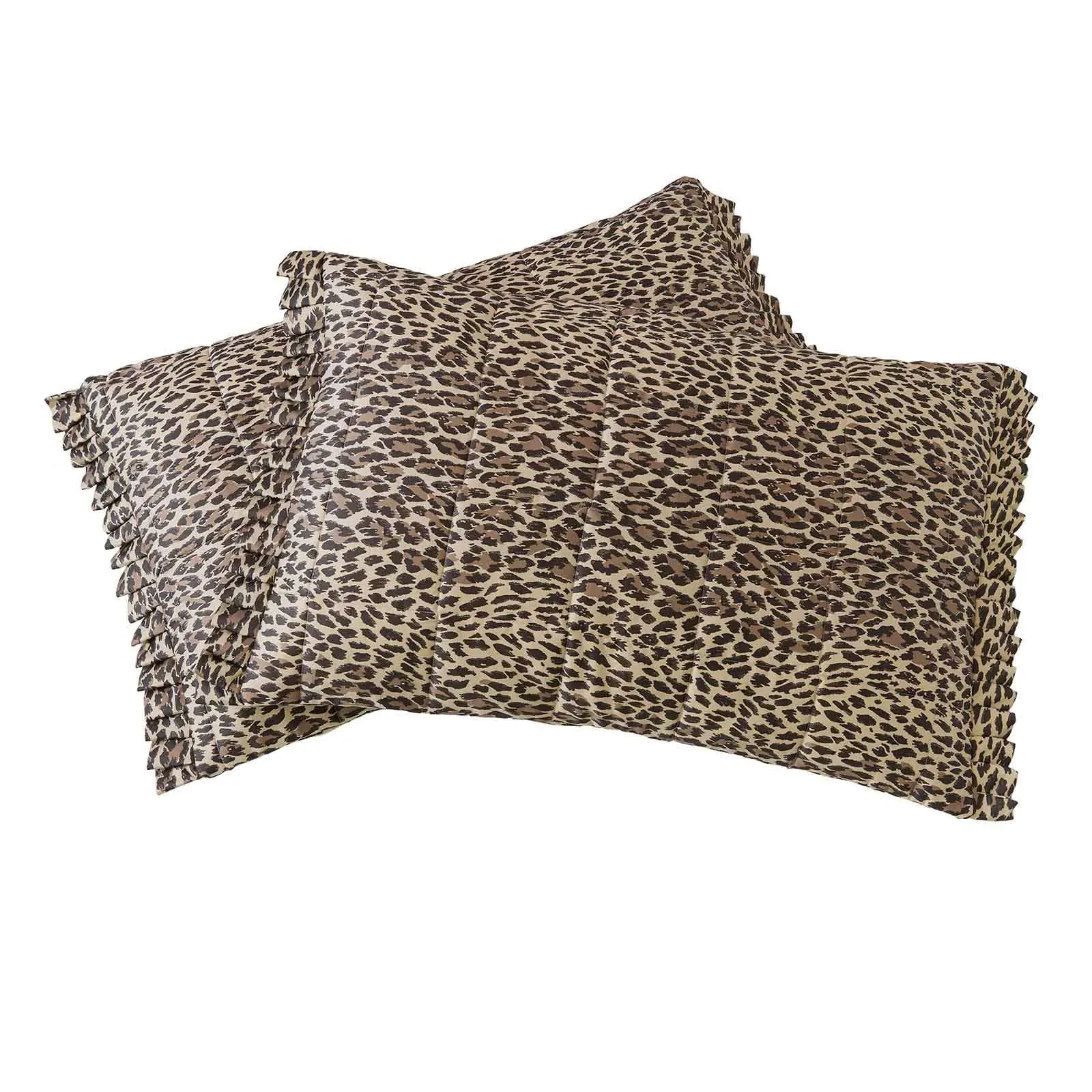 Wildcard Cotton Sateen Pillowcases - Butterscotch