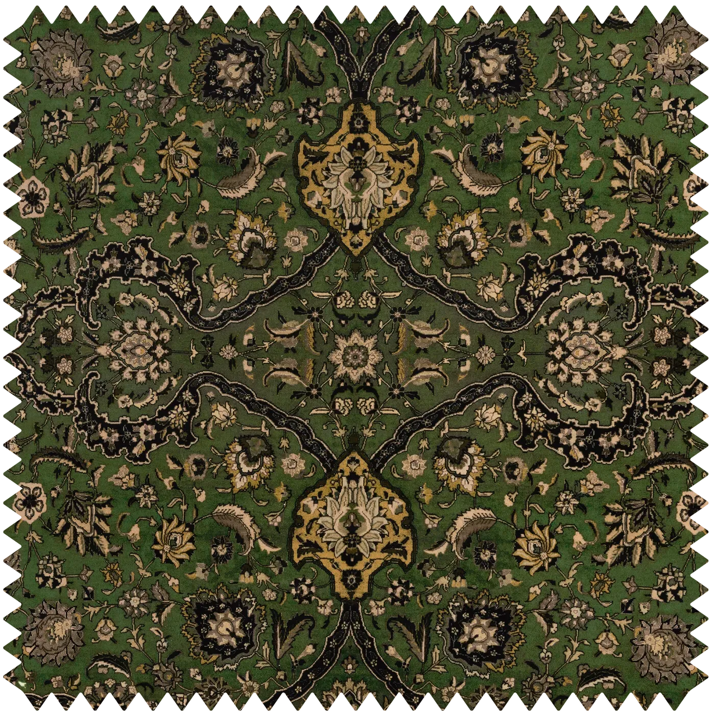 Zanjan Velvet Fabric - Dark Green, Velvet product