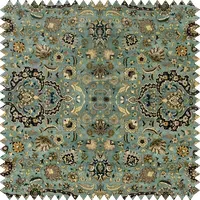 Zanjan Velvet Fabric - Sapphire, Cotton