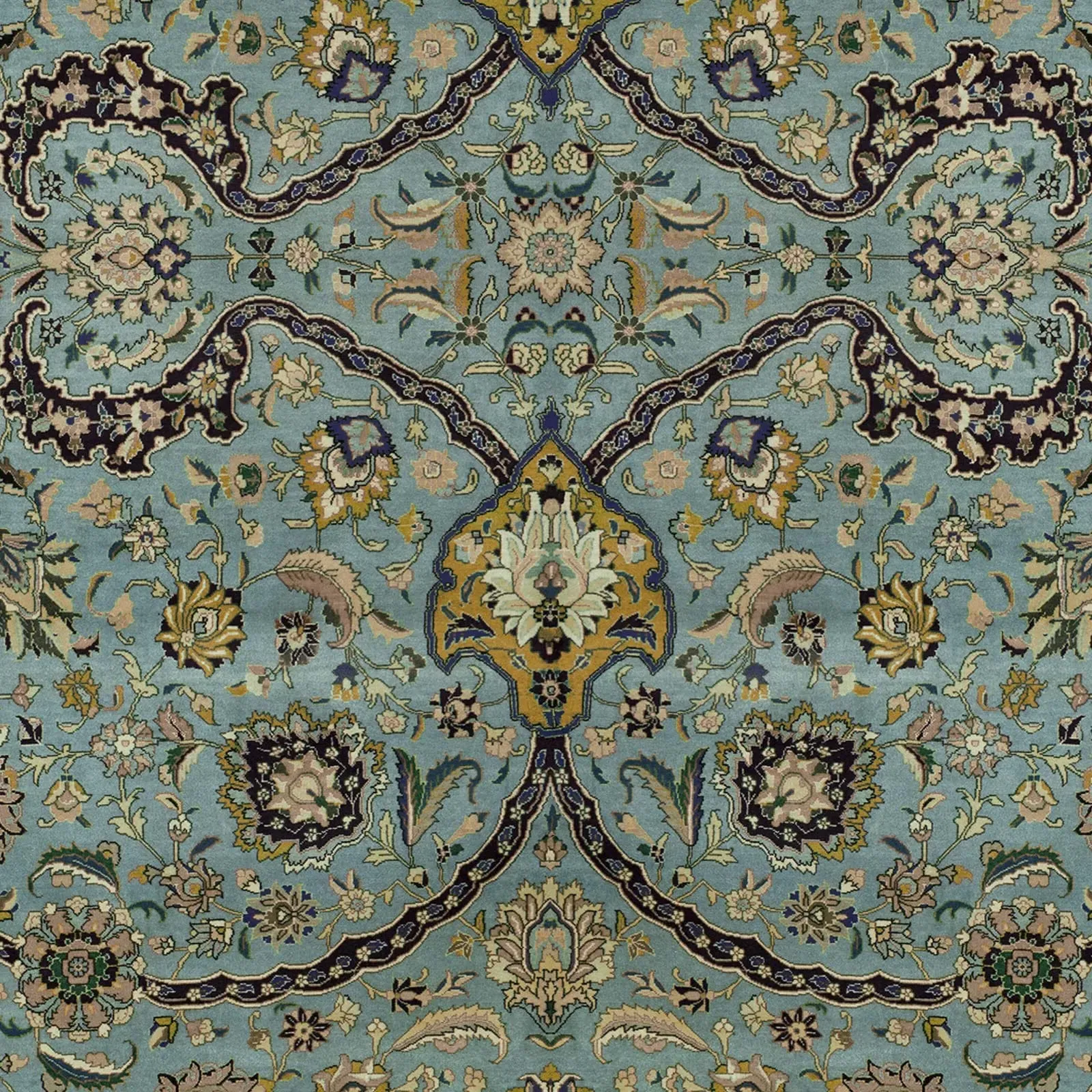 ZANJAN Wallpaper Sample - Sapphire