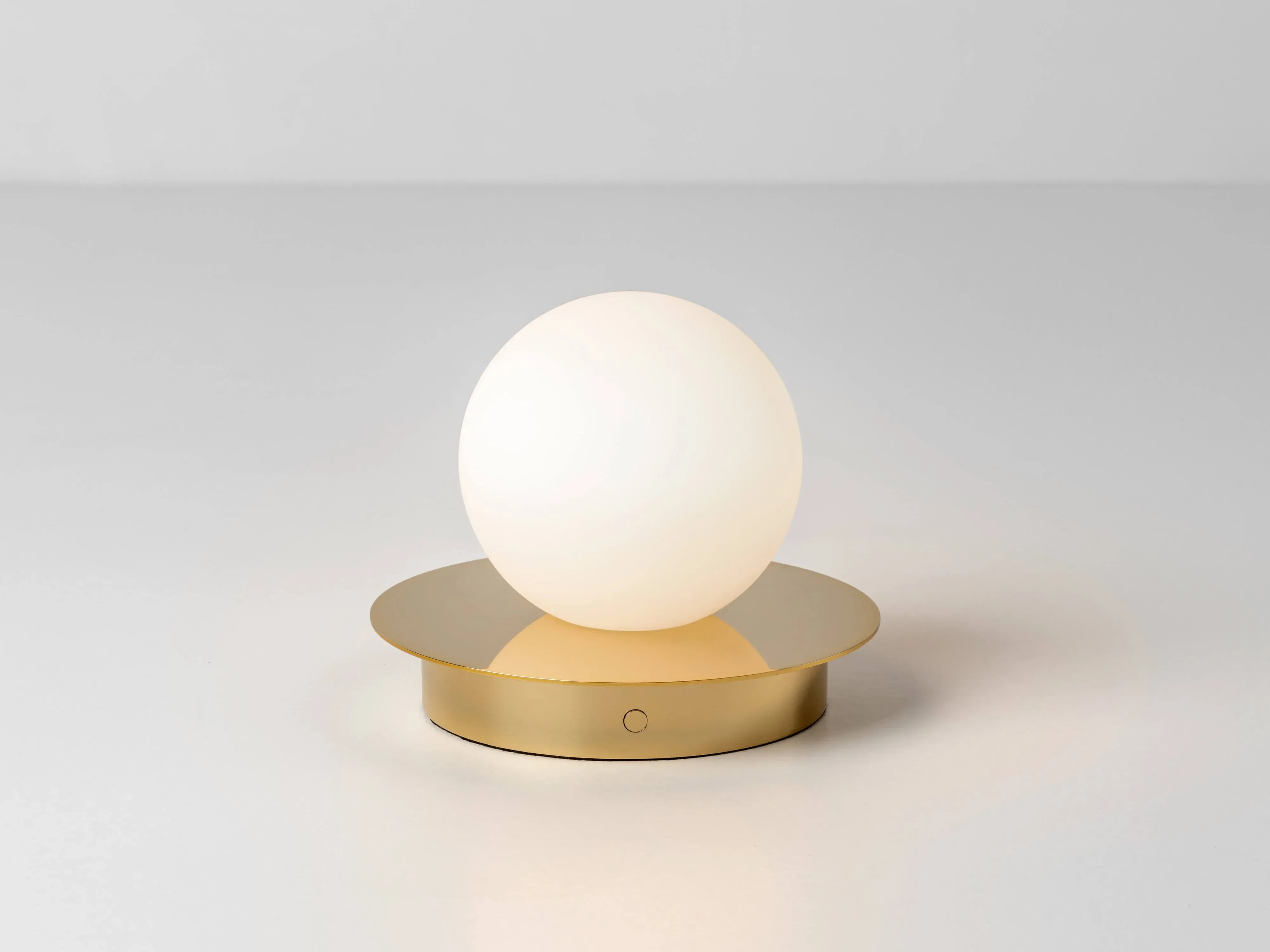 brass-opal-disk-rechargeable-table-lamp image