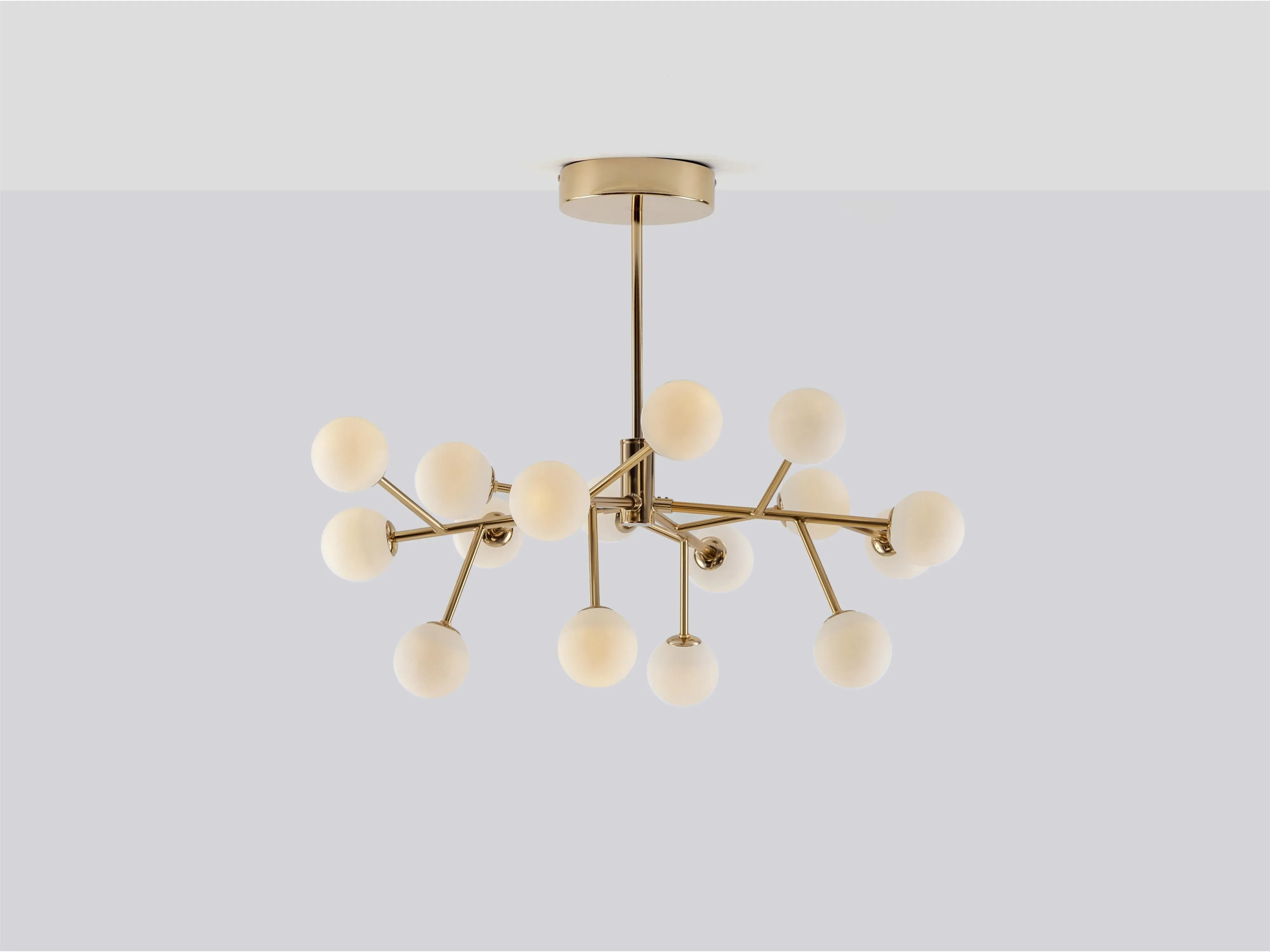 brass-sputnik-flush-ceiling-light image