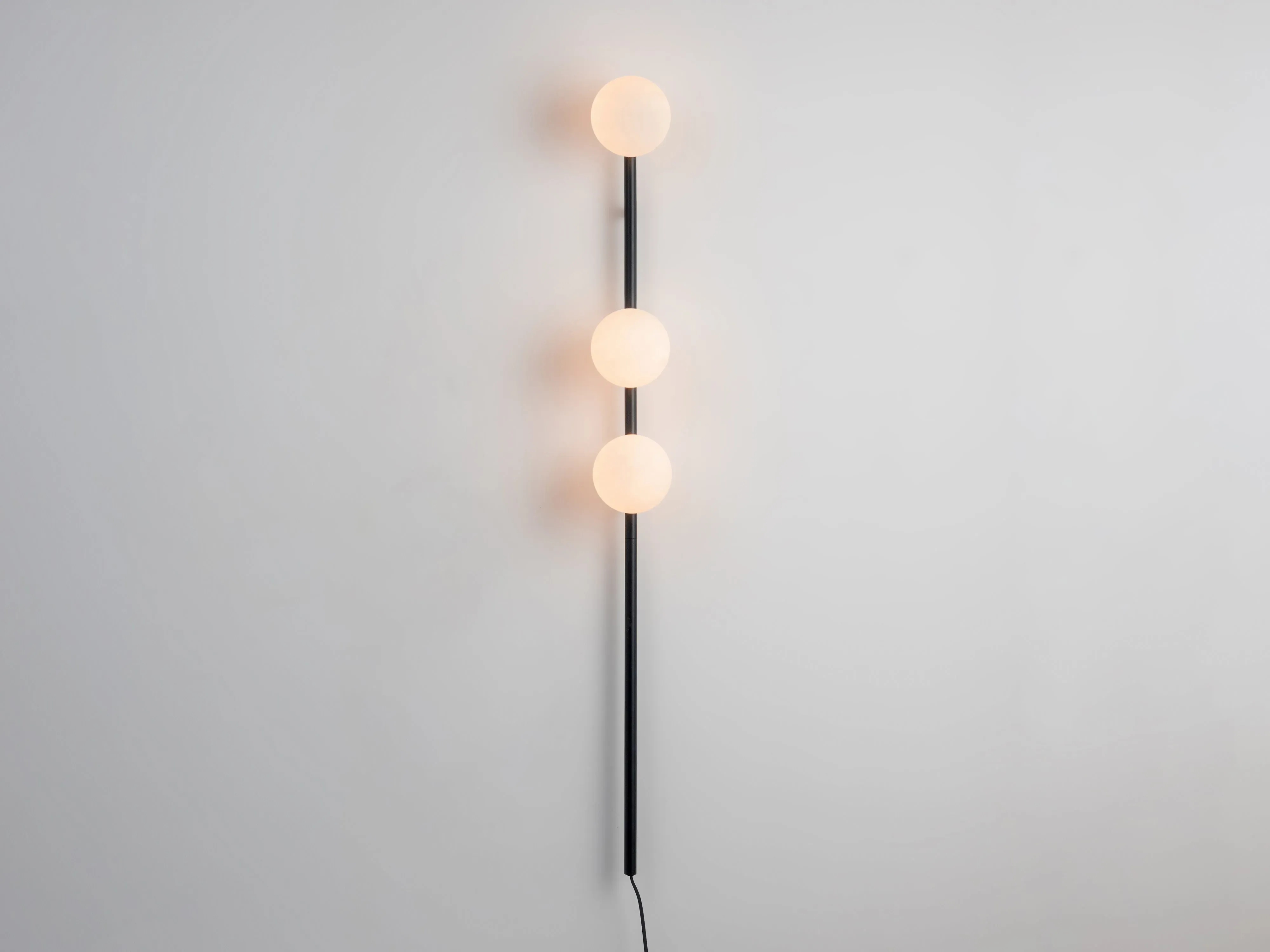 charcoal-grey-bar-opal-ball-wall-light image