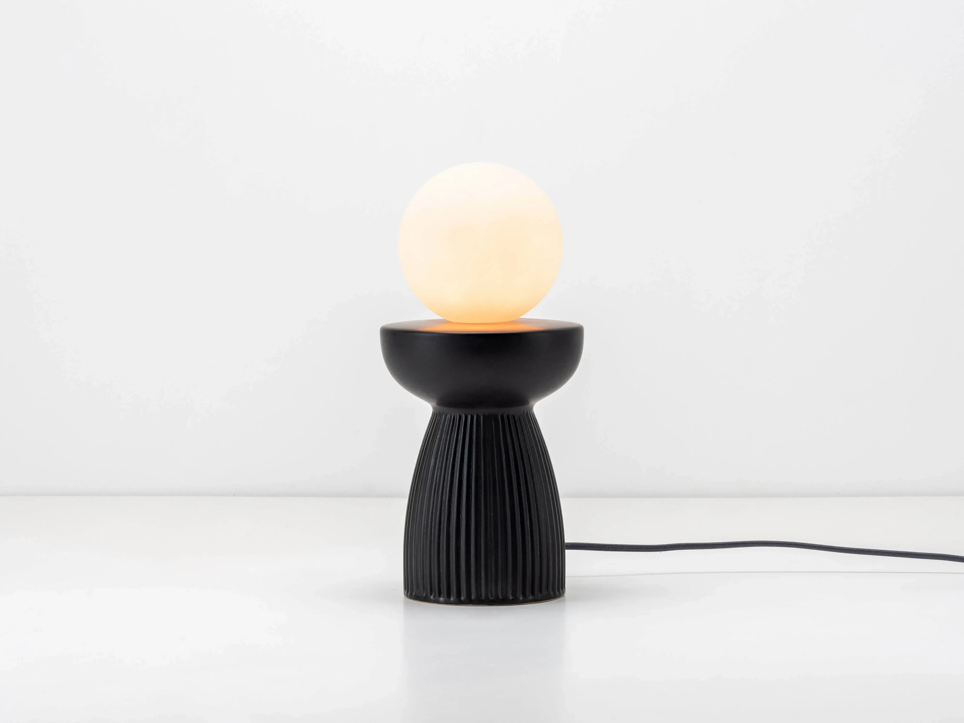 charcoal-grey-ceramic-table-lamp image