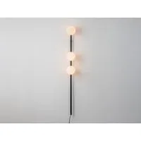 Bar Opal Ball Wall Light - Charcoal Grey