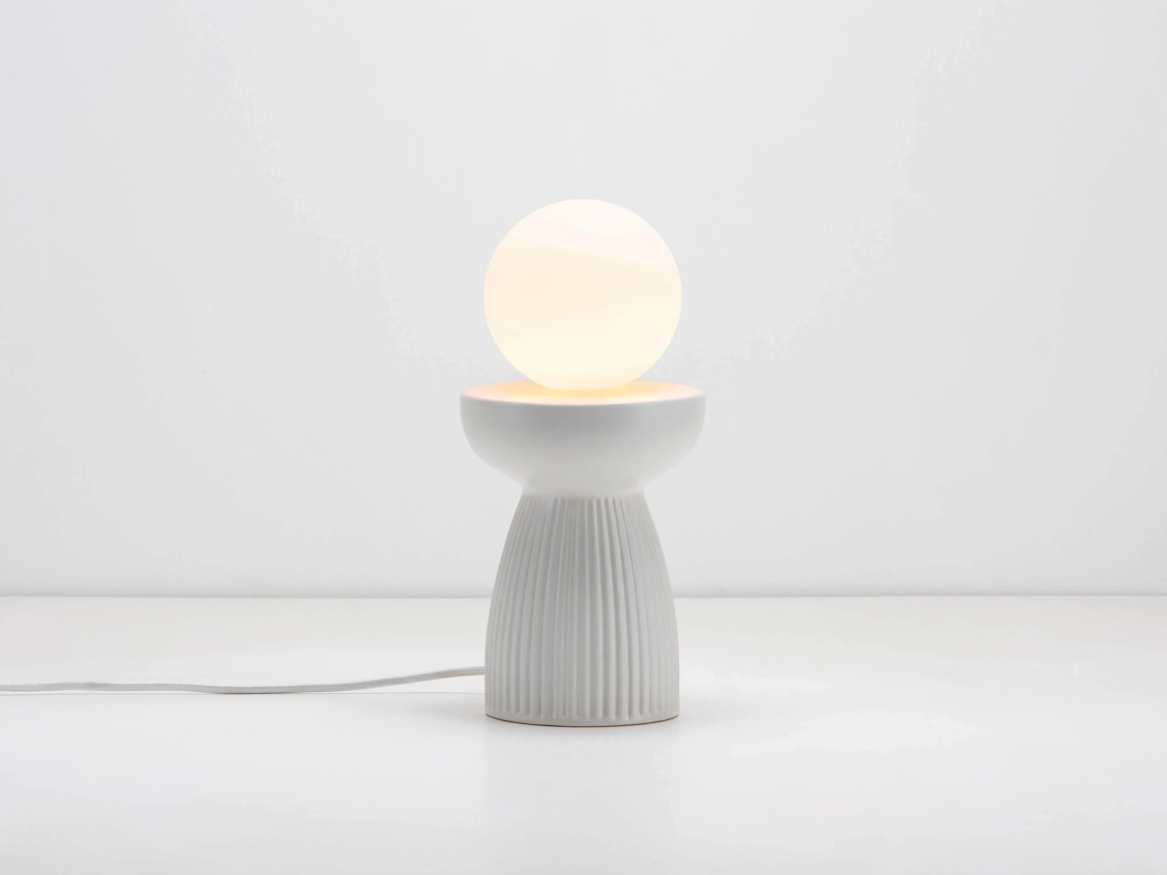 Ceramic Table Lamp - Sand product
