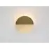 Circular Diffuser Wall Light - Brass