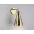 Cone Shade Wall Light - Brass