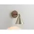 Cone Wall Light with Adjustable Arm - Brass